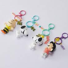 Miniso Llavero colgante decorativo tridimensional y compacto de la serie Celebrando a Snoopy, con el personaje Lucy van Pelt