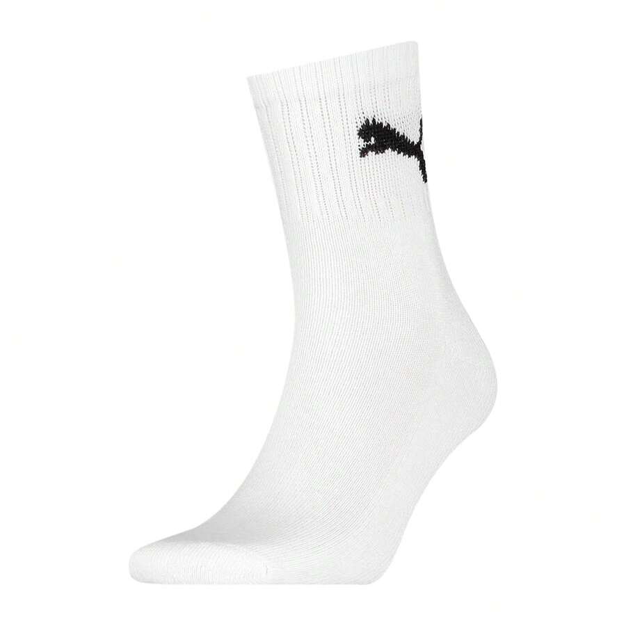 Puma Unisex Adult Crew Socks (Pack Of 3) (White) - White - View 1