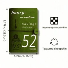 52 Week Money Saving Binder, Budget Binder And Envelope , Cash Envelope For Budgeting, Cash Storage, Card Storage, Bill Storage - Multicolor - View 7
