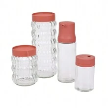 Set 12 Especieros Para Cocina Moderno De Vidrio Organizador - Multicolor - Ver 8