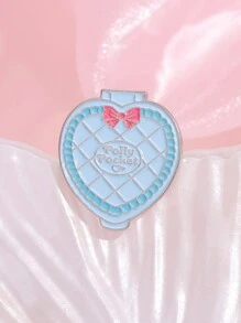 1pc Personalized, Creative Pocket Doll Lover Love Brooch - Glitter Badge Accessory - Multicolor - View 1