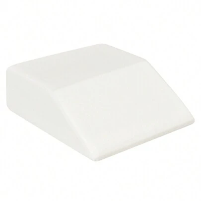 (White) Leg Elevation Pillow, Wedge Pillow W/ Memory Foam, Breathable & Detachable Cover, Leg Rest Foam Wedge For Relieving Leg Hip Knee Pain, Ideal For Sleep, Read, Surgery, Pregnancy, Injury