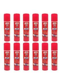 Cola Branca em Bastão Lyke 10GR - Tamanho Pequeno - UNIDADE -  Produto Atoxico - Ideal para uso escolar, artesanatos e infantil - Branco - Visão 3