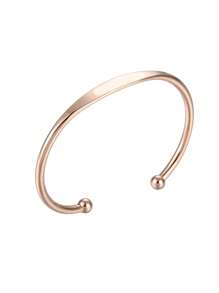 Brățară cu litere gravată cu litere din oțel inoxidabil, europeni și americani simpli Brățară cu brățară deschisă în formă de C din oțel din titan, auriu, aur trandafir, argintiu, elegant, colorat, vintage, simplu, unisex, ocazional, drăguț, personalizat, personalizat, unic, cadouri ideale pentru el, cadouri ideale pentru el, Ea,Ea,Iubitul,Iubita,Tata,Mama,Familia,Prietenii,Pentru aniversari,Pentru zile de naștere,Pentru absolvire,Pentru bal,Pentru petrecere,Bijuterii din oțel inoxidabil