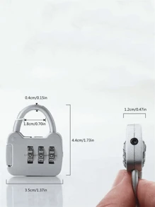 1 Multi-Functional Password Lock, Including Diary Password Lock, Password Padlock, Stationery Box Lock, Drawer Lock, Cabinet Lock, And Luggage Lock, Available In 6 Colors