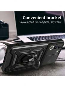 Funda Vivo V30 Lite 5g Protector Camara Case Anillo Uso Rudo+ Mica - Azul - Ver 7