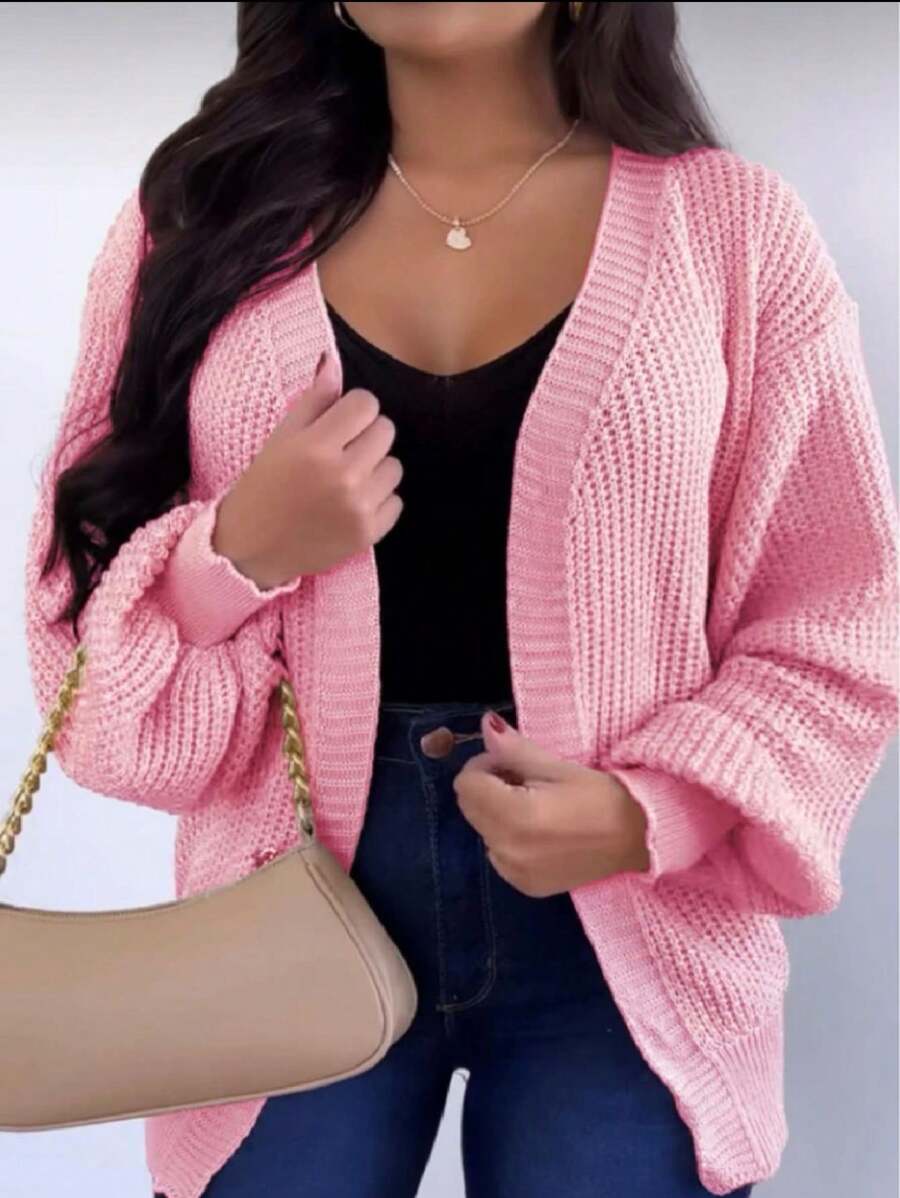 Women Cardigans - สีชมพู - ดู 1