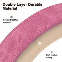 Vòng cổ chó bằng da PU tùy chỉnh với họa tiết hoa, bảng tên khắc, kích thước điều chỉnh được, phù hợp cho chó Chihuahua, chó Bulldog Pháp, chó nhỏ và vừa, chống thất lạc, trang trí, khắc, thời trang bằng thép không gỉ, dễ thương, nhiều màu sắc, độc đáo, trang trí Giáng sinh tùy chỉnh, đồ vật quý giá, vòng cổ chó cá nhân hóa, thẻ tên/ID cho chó, quà tặng gia đình, bạn bè, người yêu thú cưng, quà sinh nhật, Giáng sinh, tân gia, mùa thu/đông, không khí nghỉ dưỡng, đồ dùng cho thú cưng, vòng cổ, dây xích & dây đeo tùy chỉnh cho thú cưng, Cuộc sống bí mật của thú cưng - Màu Hồng Tươi - Xem 6