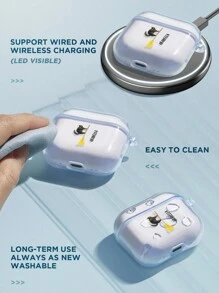 1 Cái Tên Tùy Chỉnh Hình Ảnh Tùy Chỉnh Hộp Đựng AirPods Được Cá Nhân Hóa Vui Nhộn Halloween Ma Bí Ngô Dơi Nến Kinh Dị Nhãn Cầu Màu Tím Mặt Trăng Mèo Hộp Đựng Airpod Vỏ TPU Trong Suốt Tự Làm, Tương Thích Với AirPod 1/2/3/Pro/Pro 2, Ngăn Ngừa Trầy Xước, Bụi, Mài Mòn, Halloween Mùa Ma Quái Quà Tặng Cho Gia Đình Bạn Bè Món Quà Vui Nhộn Cho Bạn Trai Bạn Gái Món Quà Đặc Biệt Cho Halloween - Màu vàng - Xem 8