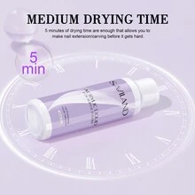 Saviland Acrylic Liquid – 240ML Nail Liquid For Acrylic Powder System Liquid Solution For Acrylic Nails Application Nail Extension & Carving EMA Formula Non-Yellowing For Home DIY Nail Salon Use - Mauve Purple - View 3