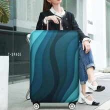 旅行行李箱套、行李箱保护套、户外假日旅行必需品配件、行李箱防尘套、行李箱保护套、假日旅行必需品旅行配件、学校包、学校配件、学校用品 - 藍色 - 查看 2