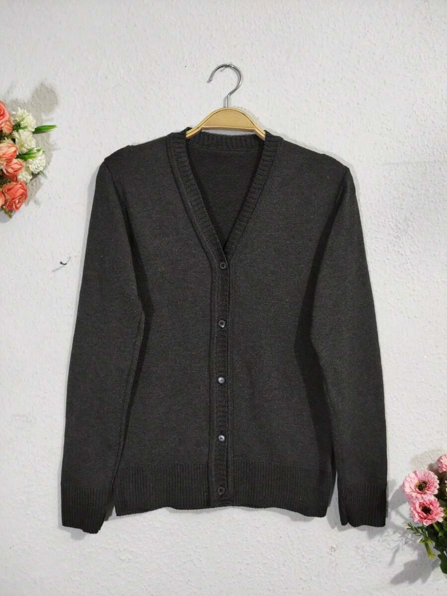 Women Cardigans - Black and White - View 1