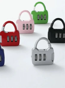 1 Multi-Functional Password Lock, Including Diary Password Lock, Password Padlock, Stationery Box Lock, Drawer Lock, Cabinet Lock, And Luggage Lock, Available In 6 Colors