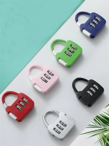 1 Multi-Functional Password Lock, Including Diary Password Lock, Password Padlock, Stationery Box Lock, Drawer Lock, Cabinet Lock, And Luggage Lock, Available In 6 Colors