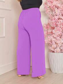 Plus Size Pants - Màu Lilac Tím - Xem 2