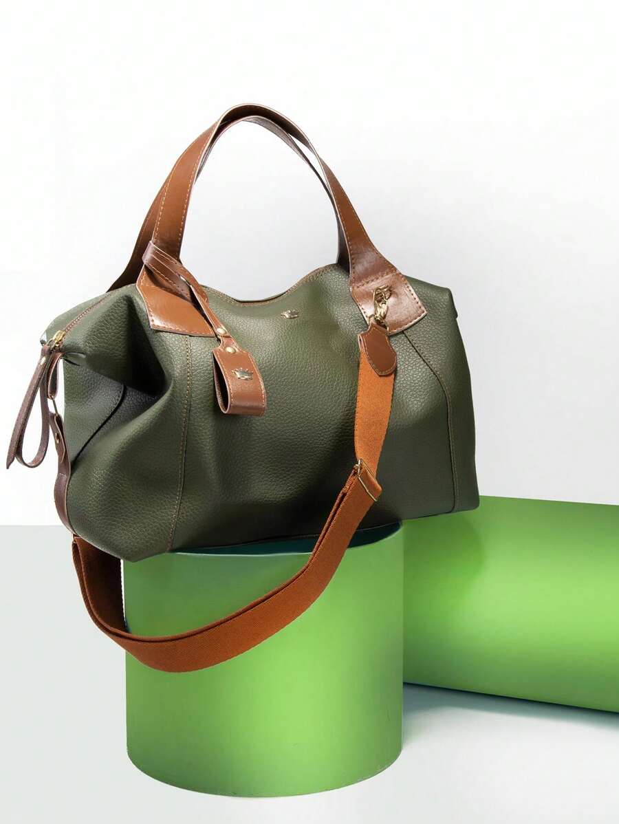 Women Shoulder Bags - 軍綠色 - 查看 1