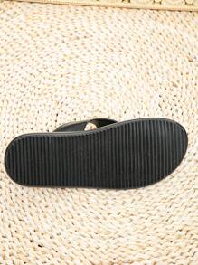 Men's  Style Sandals, Formal Arab Sandals, Breathable Slipper - Black - View 6