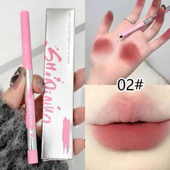 SHAQINUO 雙頭唇線筆，啞光及滑順的唇膏筆，用於勾勒唇部輪廓，長效防水和不易脫色，情人節禮物