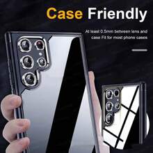 1 Set 9D Rhinestone Lens Protector, Ring Cover Film ,Tempered Glass Camera Compatible With Samsung Galaxy S25Edge S24FE S25Ultra S25Plus A16 A26 A36 A56 A55 A15 A35 A25 A05 A05S A24 A34 A14 A54 S24Ultra S24 S24Plus S22Ultra S23Ultra S23Plus S23/IPhone16ProMax IPhone16 IPhone16Pro IPhone16plus IPhone15ProMax IPhone15 14 13 12 11Pro Gift For Birthday, Family, Friends Sparkling Crystal, Lens Protector, Phone Accessories
