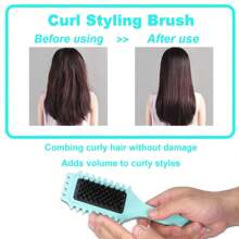 1入捲曲刷，定義造型刷，塑造造型刷，女士髮型梳