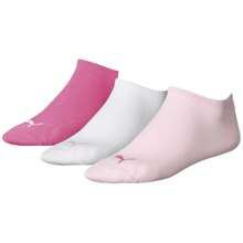 Puma Unisex Adult Invisible Socks (Pack Of 3) (Pink) - Pink - View 1