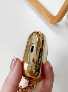 1入組鍍金海貝吊墜耳機保護套，適用於蘋果AirPods Pro/3，無線藍牙耳機保護套 - 彩色 - 查看 6