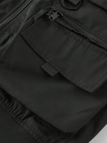 LEDUNTINO [Primavera/Estate] Giacca casual con cerniera da uomo per uso esterno, sportiva, tinta unita, bomber, cargo, regalo per il fidanzato, giacca antivento leggera da uomo per primavera/autunno con colletto alto, stile casual, baseball, college, adatta per inverno/autunno