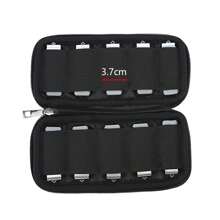 1pc USB Drive Storage Pouch, Mini Flash Drive Bag, USB Disk Organizer Box, Thumb Drive Protective Sleeve, Electronic Accessories Bag, Camera Accessories Case - Black - View 6