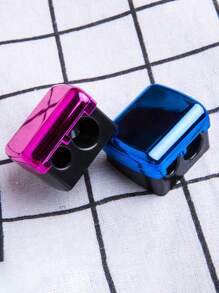 1 pièce/2 pièces/4 pièces Crayon à sourcils, avec un couvercle et un taille-crayon à deux trous, livraison de couleurs aléatoires
