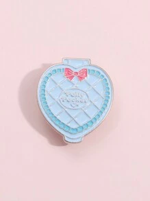 1pc Personalized, Creative Pocket Doll Lover Love Brooch - Glitter Badge Accessory - Multicolor - View 4