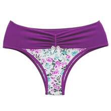 Kit Of 4 Printed Panties With High Waist, Comfortable In Microfiber, 100% Cotton Lining, Comfortable Lingerie For Everyday Life - Nhiều màu - Xem 2