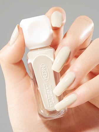 2025 新款 10ml Koodan Star 可撕式水性指甲油，米色持久速干美白健康水性指甲油 - 适合春夏季 - 适合女士和女孩