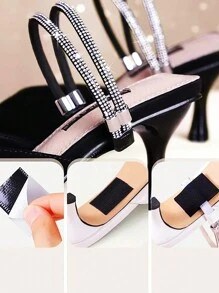 高跟鞋防摔人工製品安裝帶鞋帶背帶固定的鞋防摔時尚鑽頭條鞋帶時尚配件拖鞋轉動涼鞋在