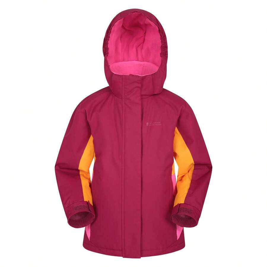 Mountain Warehouse Childrens/Kids Honey Ski Jacket (Berry) - Hot Pink - View 1