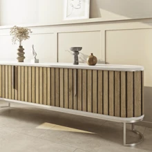 ucdfi 1捲自粘木紋壁紙，北歐現代簡約設計，適用於客廳、臥室、廚房、浴室，可拆卸、防污、防水，耐油，乙烯基壁紙 - 黃色 - 查看 4