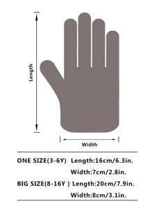 1 Pair Children Lace Hollow Bow Princess Gloves (For Party Holiday Event) - Multicolor - View 5