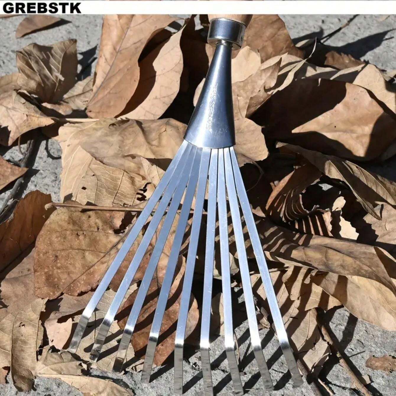Trash Collection Rake A Small Rake For Raking Garbage, A Multi-Functional Rake, Raking Leaves ...