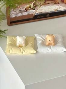 قالب سليكون وسادة واحد لصب المسكات المعطرة DIY ، والحجر ، والجبس ، والأسمنت لصنع حاملات الشموع