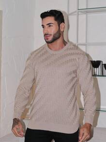 TRICOT DE LUXO Men Sweaters - Beige - View 1