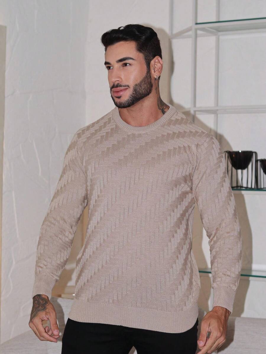 TRICOT DE LUXO Men Sweaters - Beige - View 1