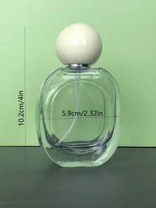 1入便攜式香水噴霧瓶，橢圓形1.01盎司玻璃香水瓶，精美化妝噴霧瓶，五彩圓蓋分裝瓶 - 彩色 - 查看 2