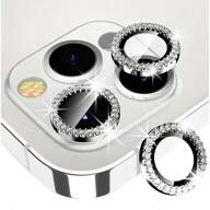 1 set folie protectoră pentru obiectivul camerei cu strasuri și bliț, pentru telefon 12/12 Mini/12 Pro/12 Pro Max, telefon 13/13 Mini/13 Pro/13 Pro Max, telefon 11/11 Pro/11 Pro Max, telefon 14/14 Puls/14 Pro/14 Pro Max, telefon 15/15 Puls/15 Pro/15 Pro Max, husă de protecție pentru cameră, decorată cu imitație de diamant, sticlă securizată, imitație de diamant colorată.