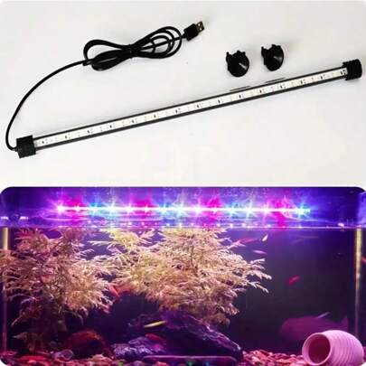 Vibrant Aquarium Enhancement: Waterproof Fluorescent Light-USB-Powered, Easy Installation, Energy-Efficient