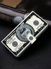 GLANDOTU Redmi Honor Oppo  Phone Case Wallet Case For Cell Phone With Folding Card Slot And Shock-Absorbing PU Leather