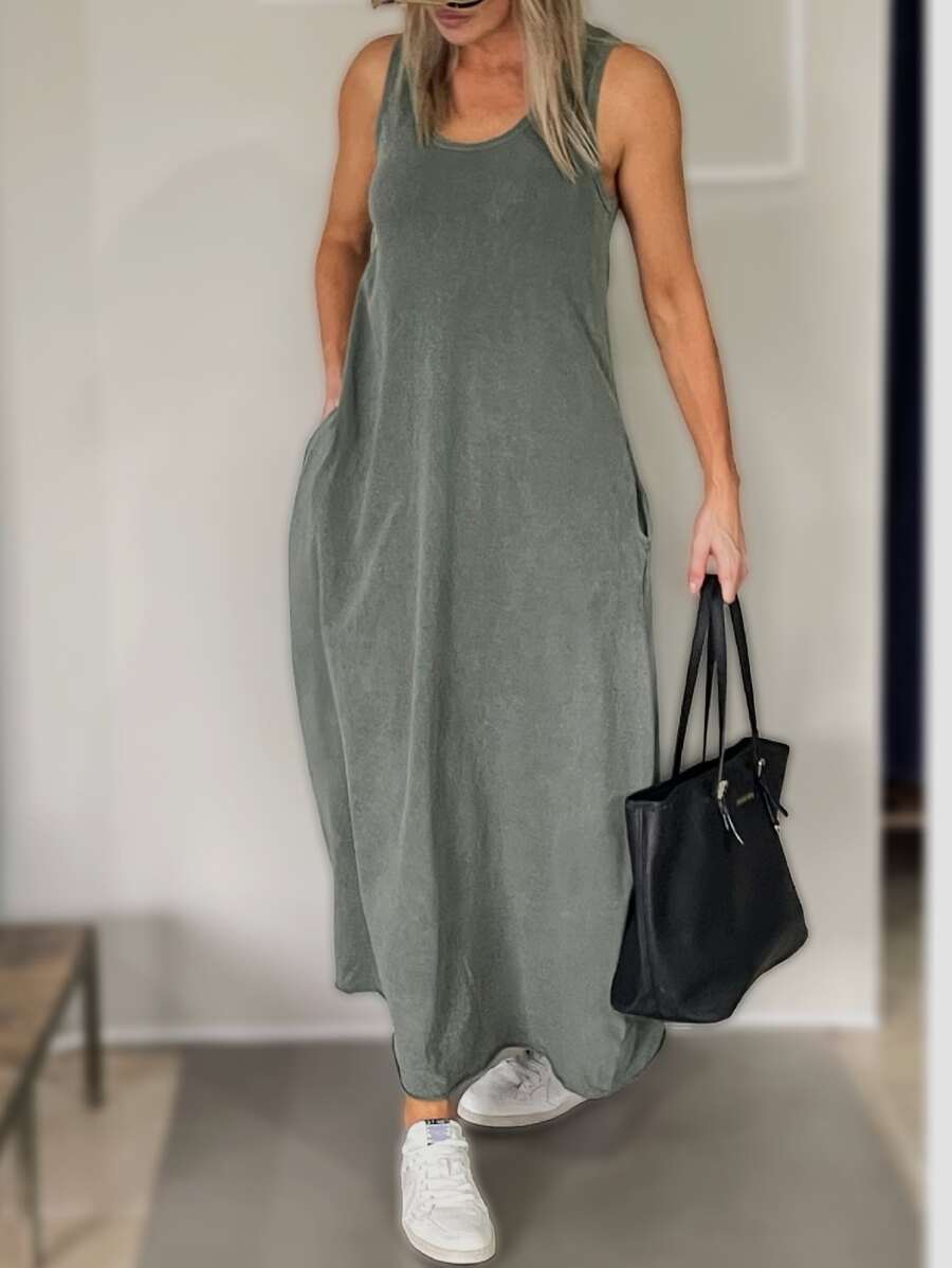 Women Dresses - 深灰色 - 查看 1