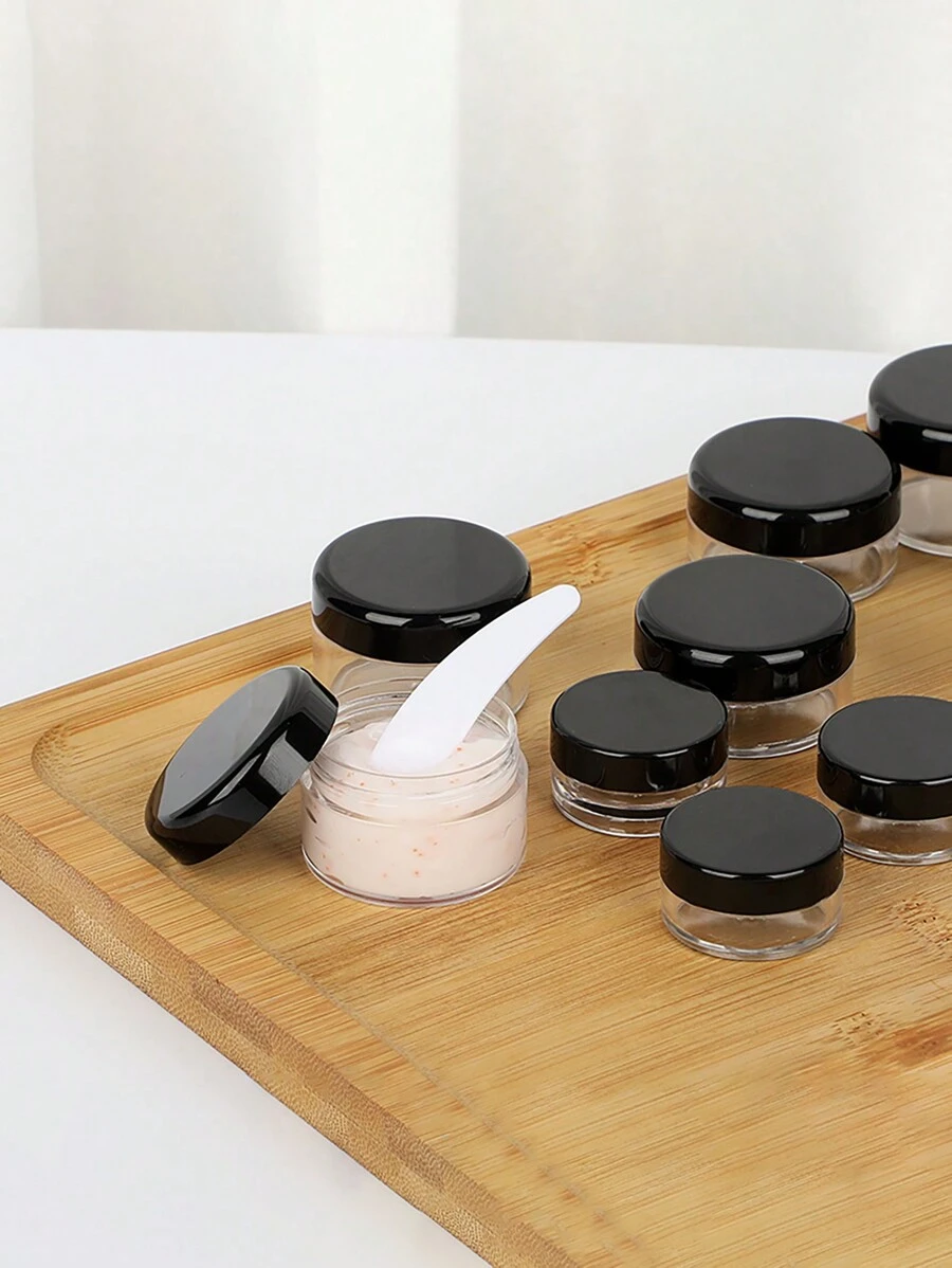 1pc/5pcs/10pcs  5g/10g/15g/20g Travel Bottles Set,For Home & Daily Use,Travel Essentials Accessories,Containers With Screw On Lids,For Beauty Products,Essential Oils,For Body Wash/Conditioner/Shampoo/Face Wash/Hand Soap/Dish Soap/Lotion