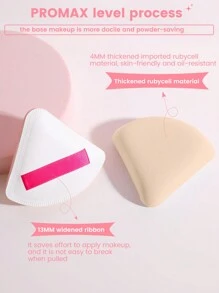 3pcs Makeup Powder Puff Ultra Soft Sponge Puff For Foundation Concealer And Powder Teardrop Powder Puff Foundation Sponge Blender Sponge For Liquid, Cream, And Powder