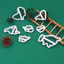 World Map Cookie Cutter, Seven Continents Pastry Cutter - White - View 4