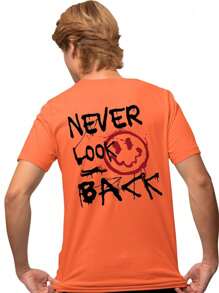 Men T-Shirts - 橘色 - 查看 1