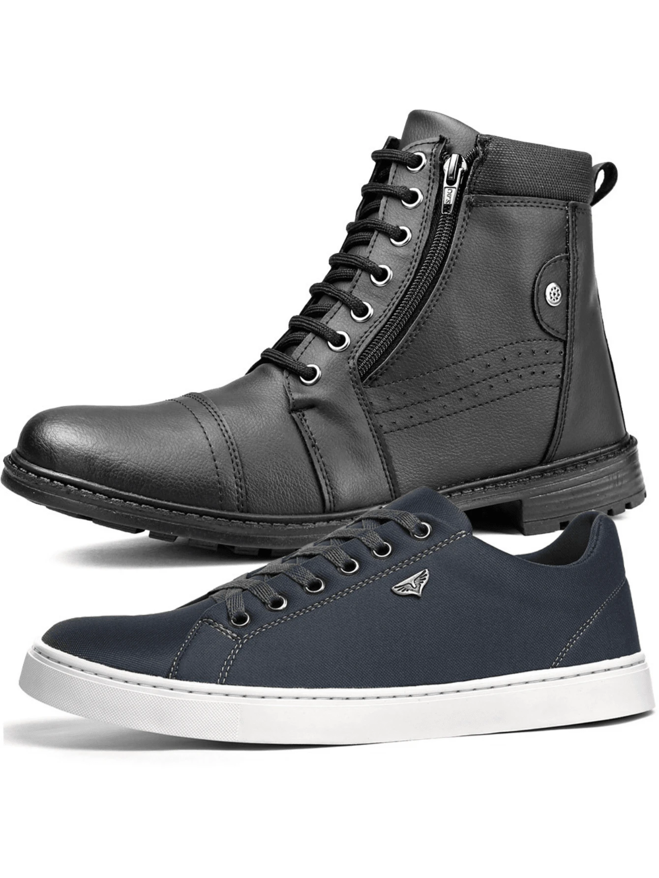 Men Boots - Màu xám đen - Xem 1